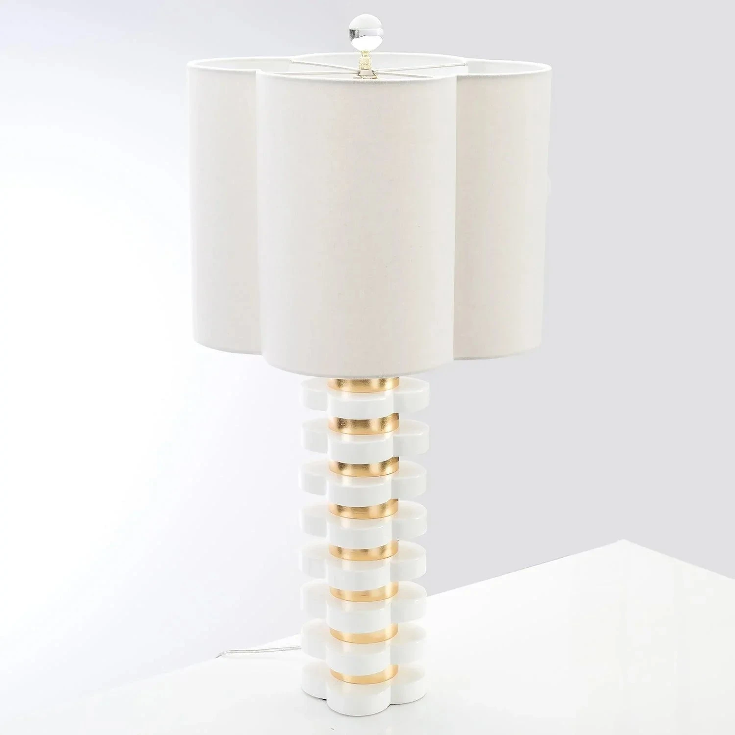 Stacked Quatrefoil Table Lamp 3 Stacked Quatrefoil Table Lamp - Image 3