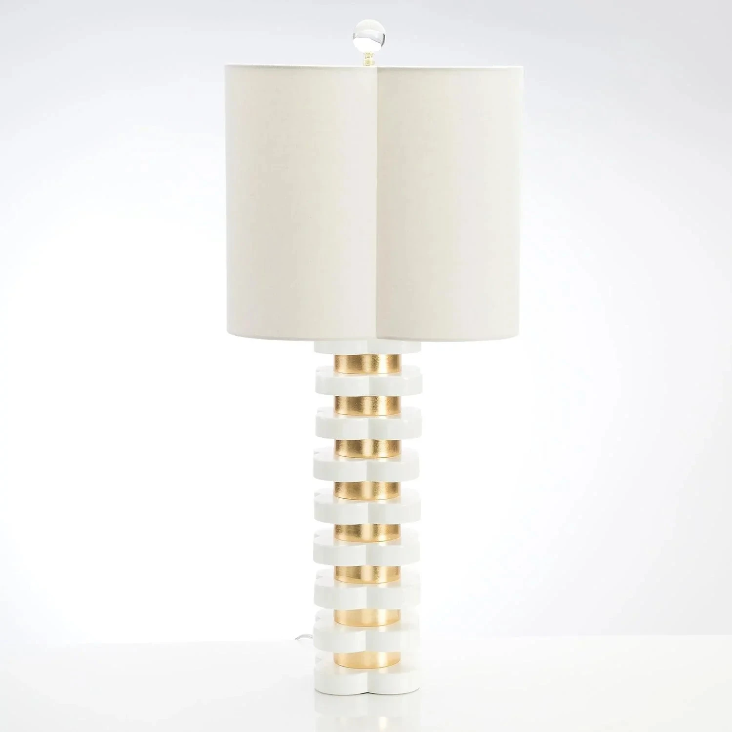 Stacked Quatrefoil Table Lamp 4 Stacked Quatrefoil Table Lamp - Image 4