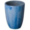 Tall Planter With A Glossy Glaze