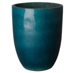 Tall Planter With A Glossy Glaze -Famous Furniture Store tall planter with a glossy glaze outdoor planters the well appointed house 6 26197fa7 5ec2 4ddd bdb1 0a01c24dce36