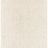 Textured Cream Hand Woven Jute Rug With Fringe, Available In A Variety Of Sizes