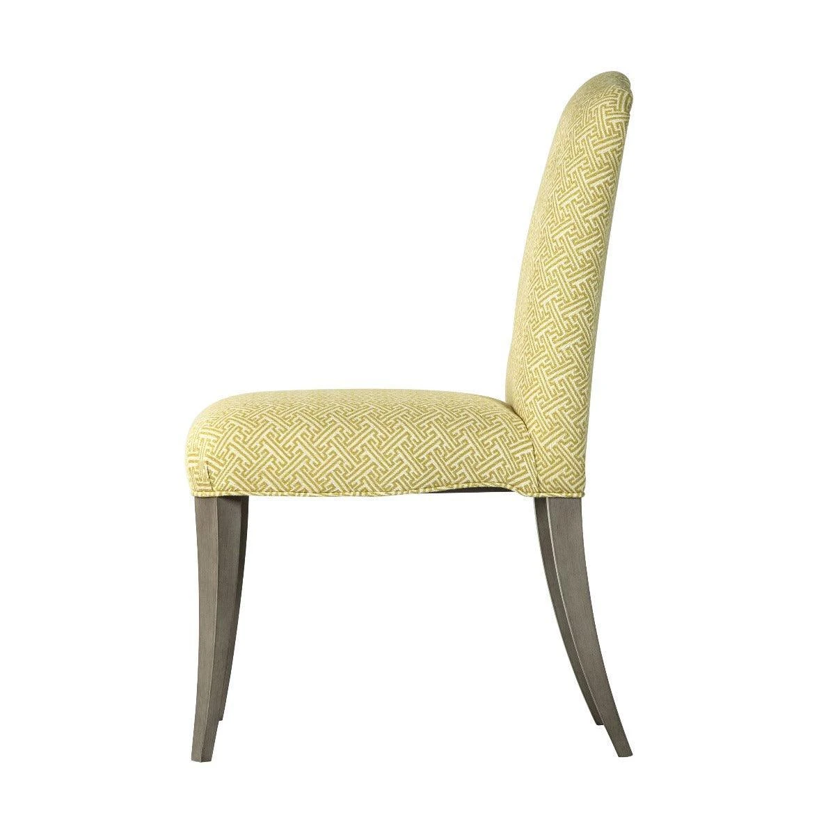 The Lily Upholstered Side Chair With Scalloped Apron 3 The Lily Upholstered Side Chair With Scalloped Apron - Image 3