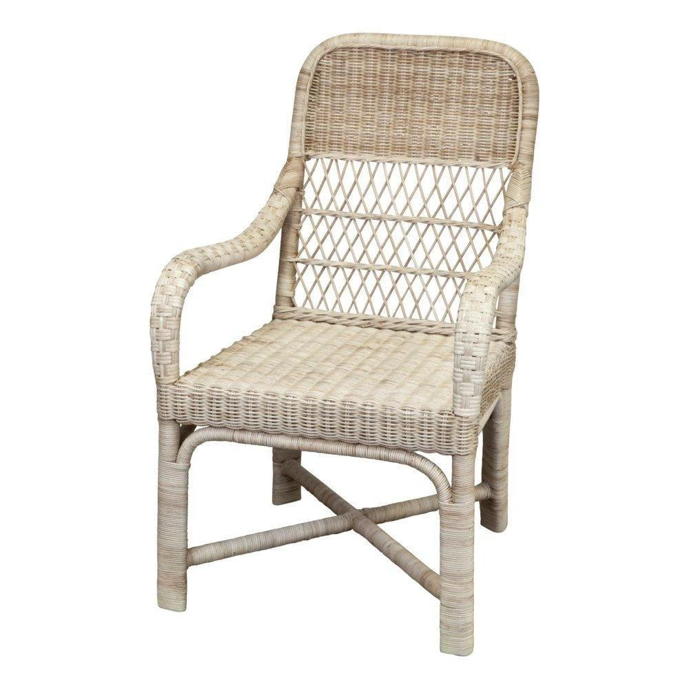 Tisbury Classic Wicker Dining Arm Chair 3 Tisbury Classic Wicker Dining Arm Chair - Image 3