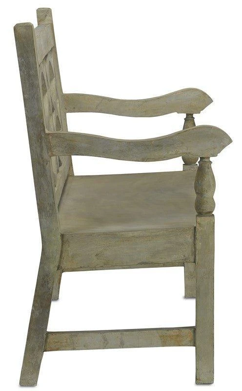 Traditional English Concrete Outdoor Bench 3 Traditional English Concrete Outdoor Bench - Image 3