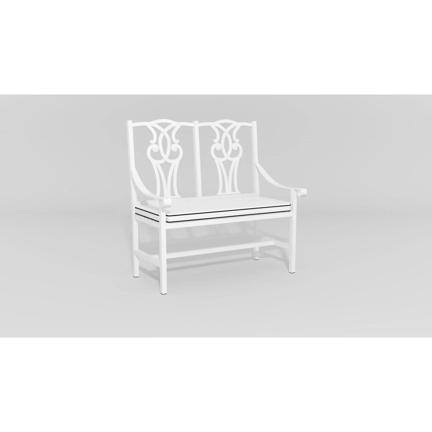 Traditional English Garden Settee 6 Traditional English Garden Settee - Image 6
