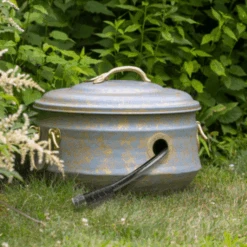 Famous Furniture Store 3 Famous Furniture Store -Famous Furniture Store verdigris and brass hose pot with lid garden tools and accessories the well appointed house 2