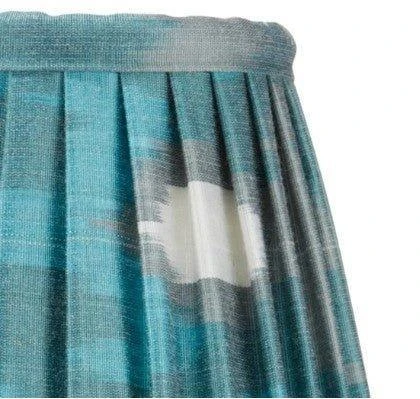 Verdigris & Jade Ikat Wall Light Lamp Shade - Available In Multiple Sizes 2 Verdigris & Jade Ikat Wall Light Lamp Shade - Available In Multiple Sizes - Image 2