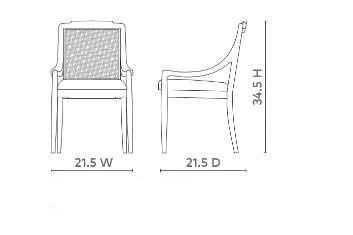 Veronika Armchair In Eggshell White Lacquer 7 Veronika Armchair In Eggshell White Lacquer - Image 7