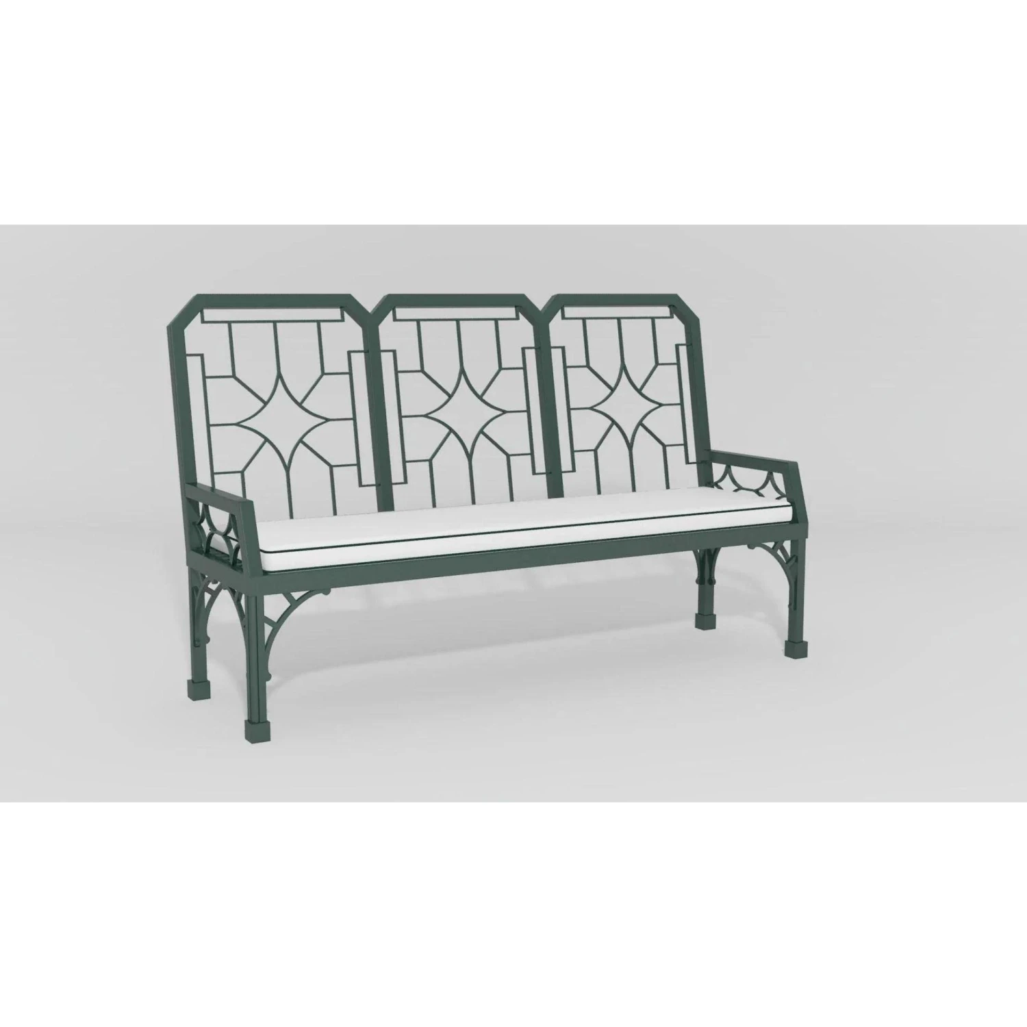 Victorian Style Garden Bench 17 Victorian Style Garden Bench - Image 17