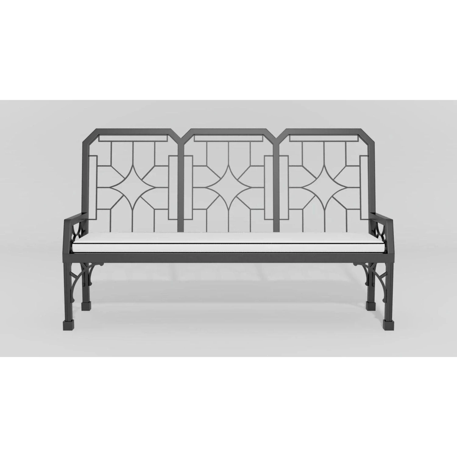 Victorian Style Garden Bench 5 Victorian Style Garden Bench - Image 5