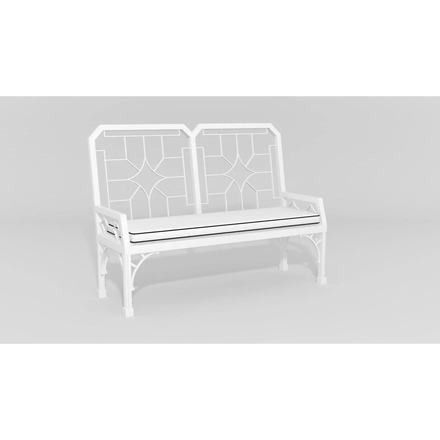 Victorian Style Garden Settee 7 Victorian Style Garden Settee - Image 7