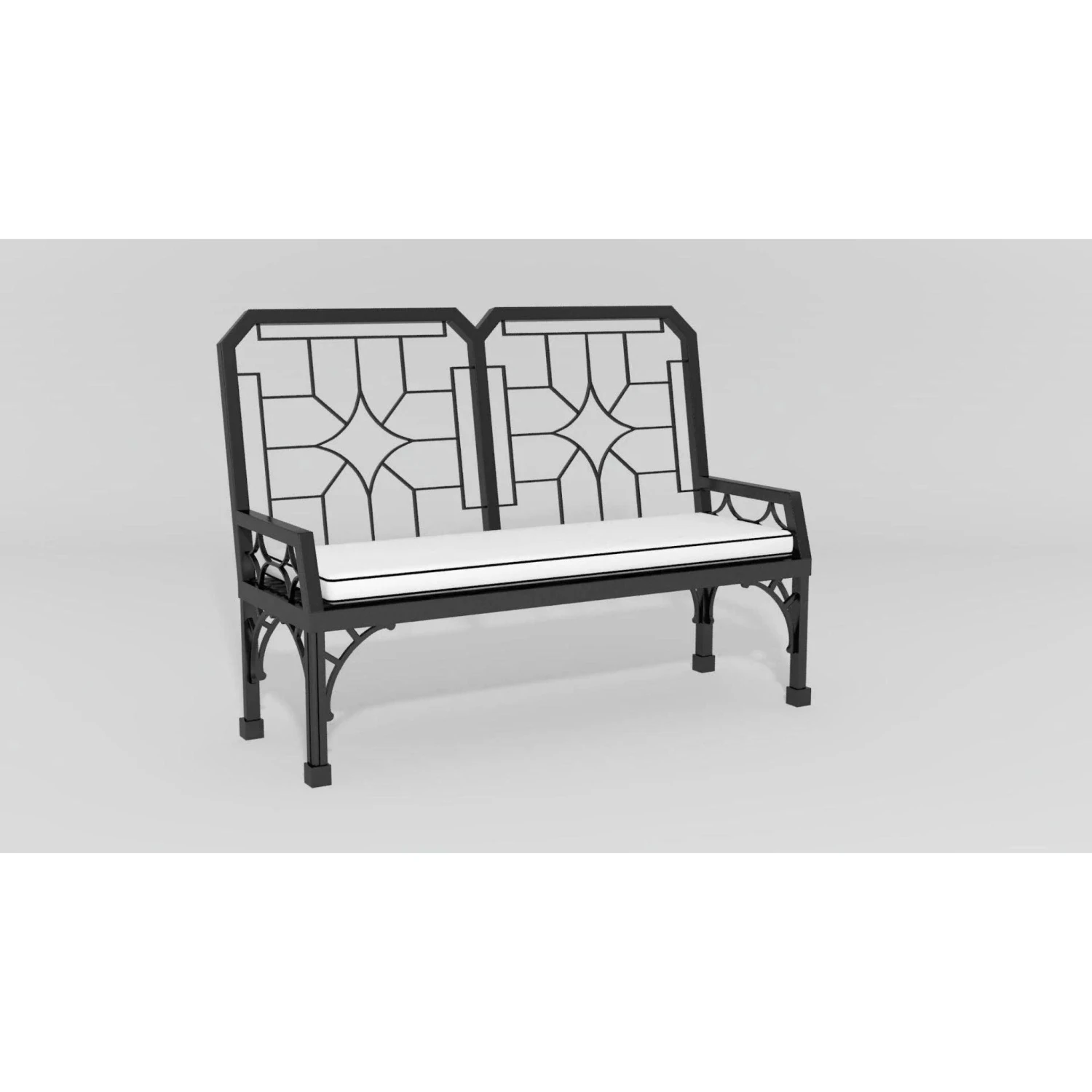 Victorian Style Garden Settee 8 Victorian Style Garden Settee - Image 8