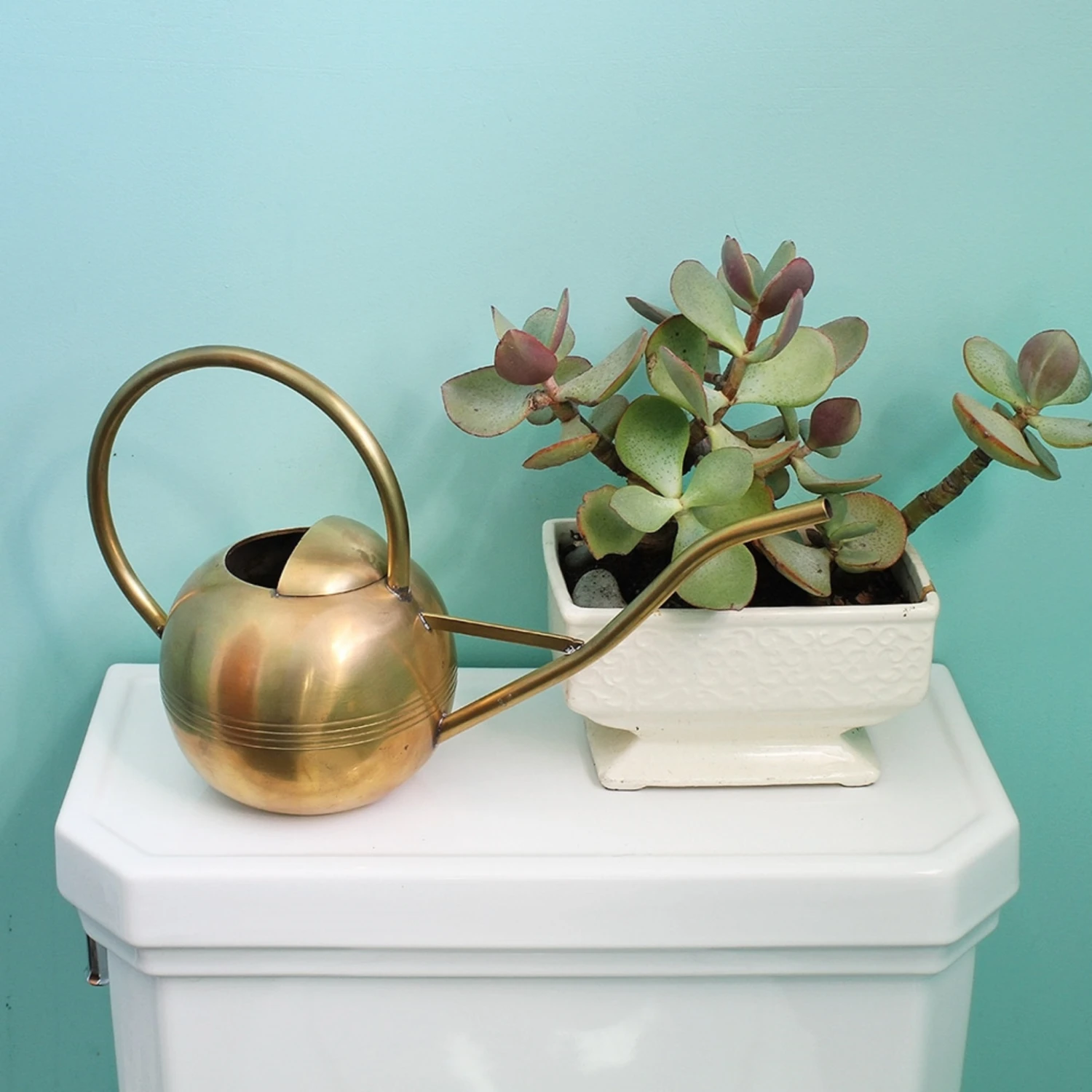 Solid Brass Globe Watering Can 3 Solid Brass Globe Watering Can - Image 3