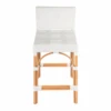 Serienna Rattan Low Back Counter Stool In White