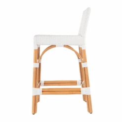 Serienna Rattan Low Back Counter Stool In White 10 Serienna Rattan Low Back Counter Stool In White -Famous Furniture Store white counter stool 4