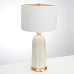 White Glazed Ceramic Table Lamp 9 White Glazed Ceramic Table Lamp -Famous Furniture Store white glazed ceramic table lamp table lamps the well appointed house 5 90685b52 4a14 4d64 bd12 9d1c27e305d0