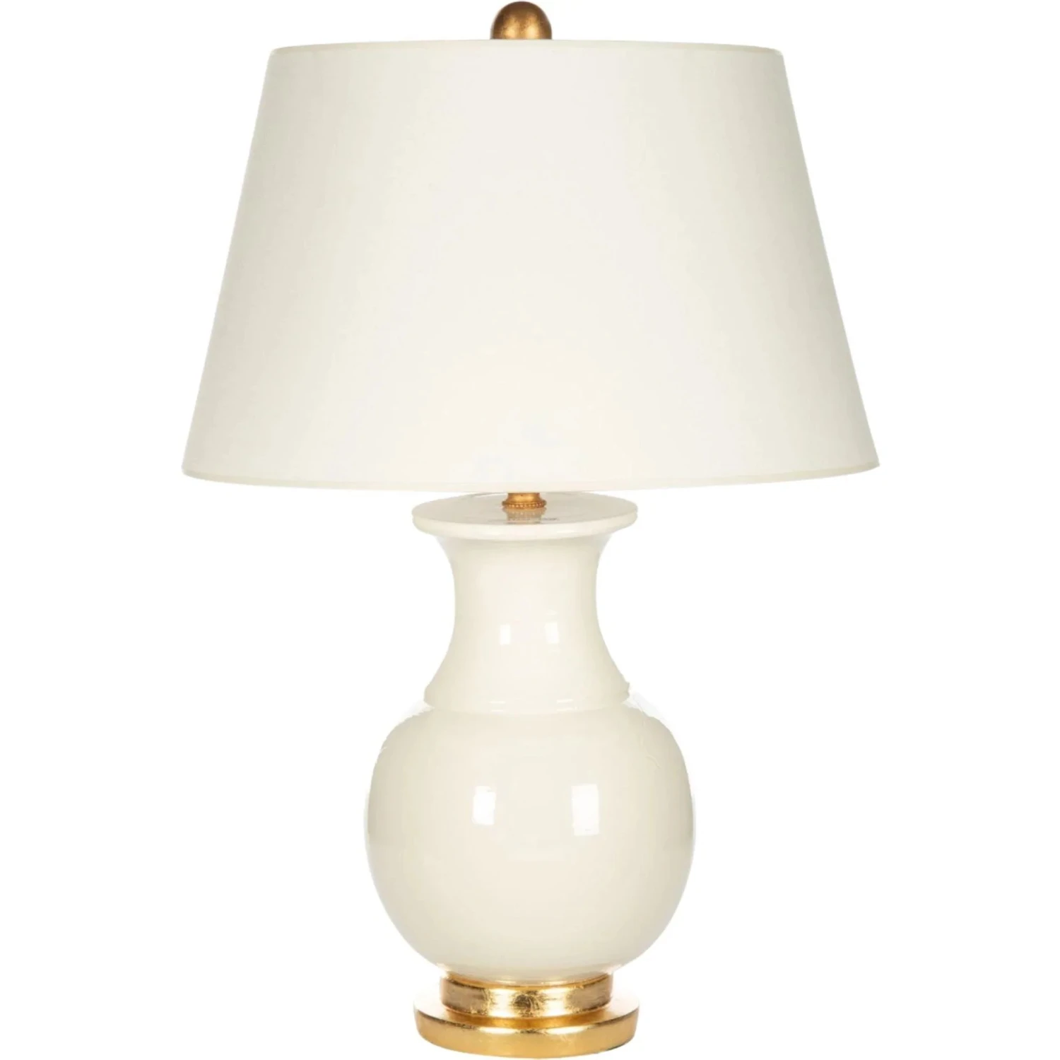 White Italian Rounded Table Lamp 1 White Italian Rounded Table Lamp