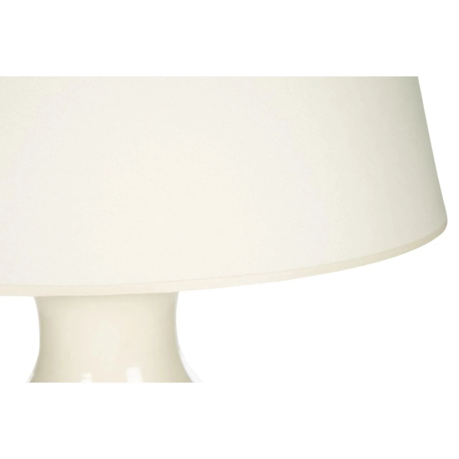 White Italian Rounded Table Lamp 2 White Italian Rounded Table Lamp - Image 2