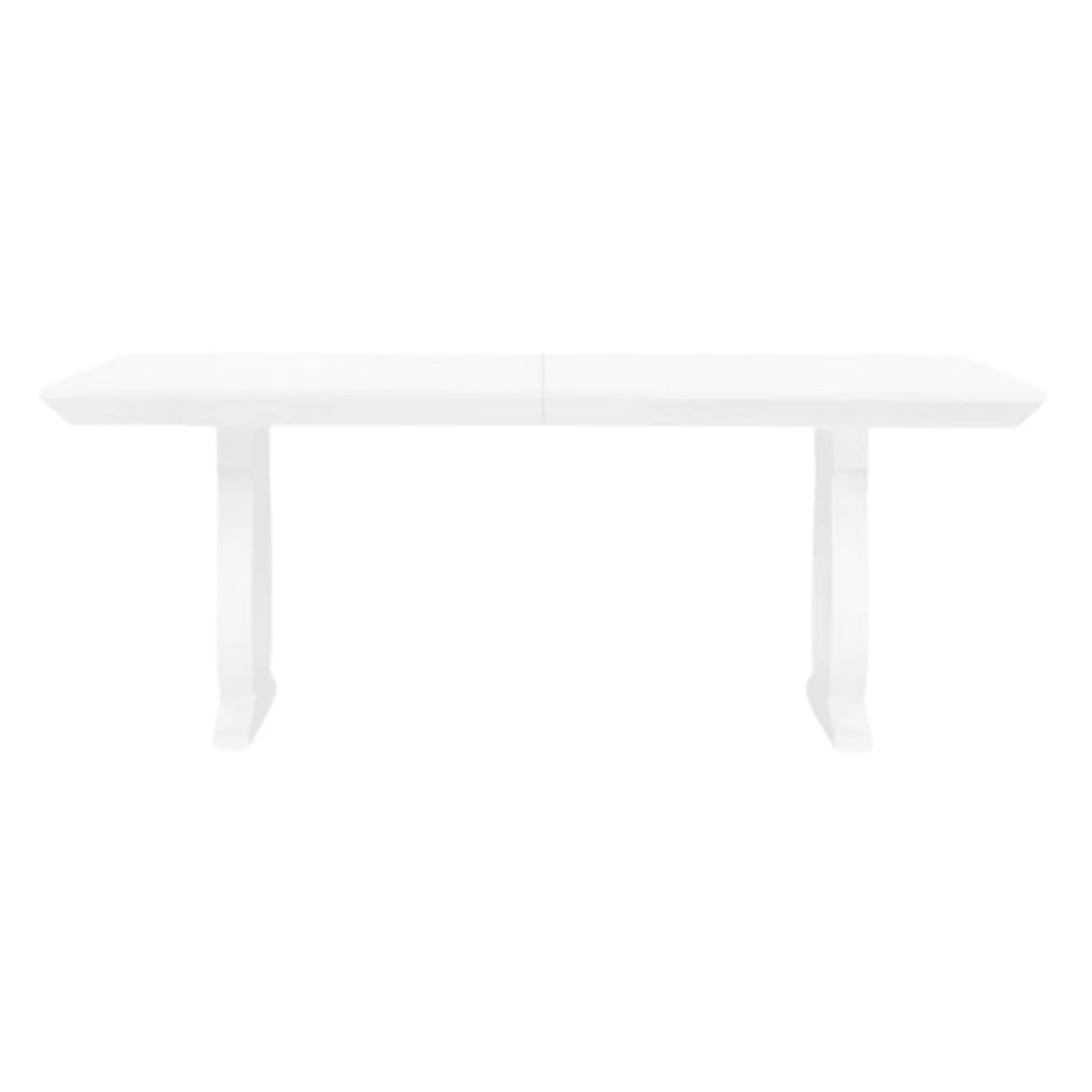White Lacquered Wood Porto Dining Table 1 White Lacquered Wood Porto Dining Table