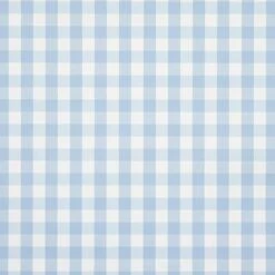 Schumacher Willa Small Check Wallpaper In Blue
