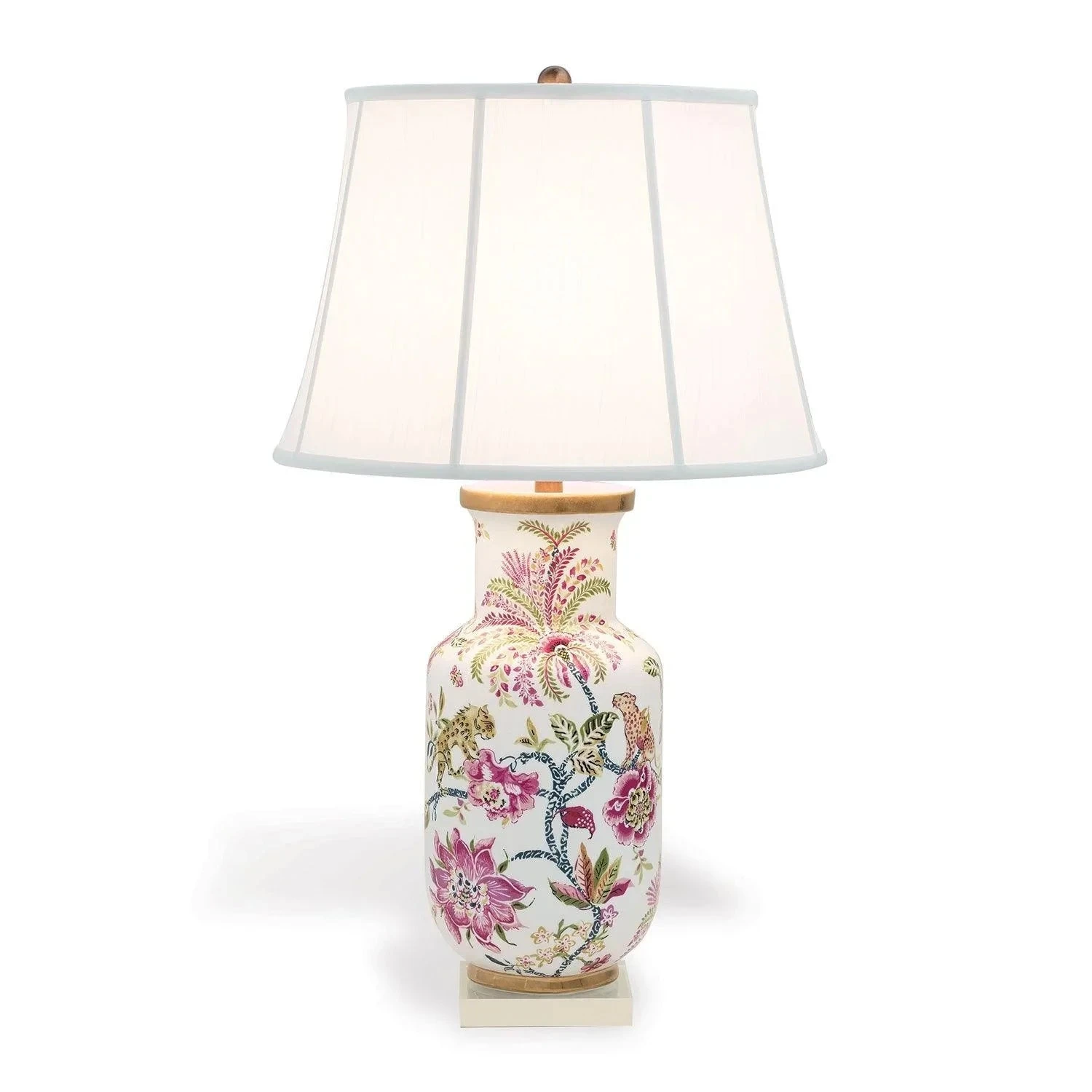 Williamsburg Pink And White Table Lamp 1 Williamsburg Pink And White Table Lamp