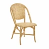 Woven Rattan Bistro Chair - Available In Two Colors