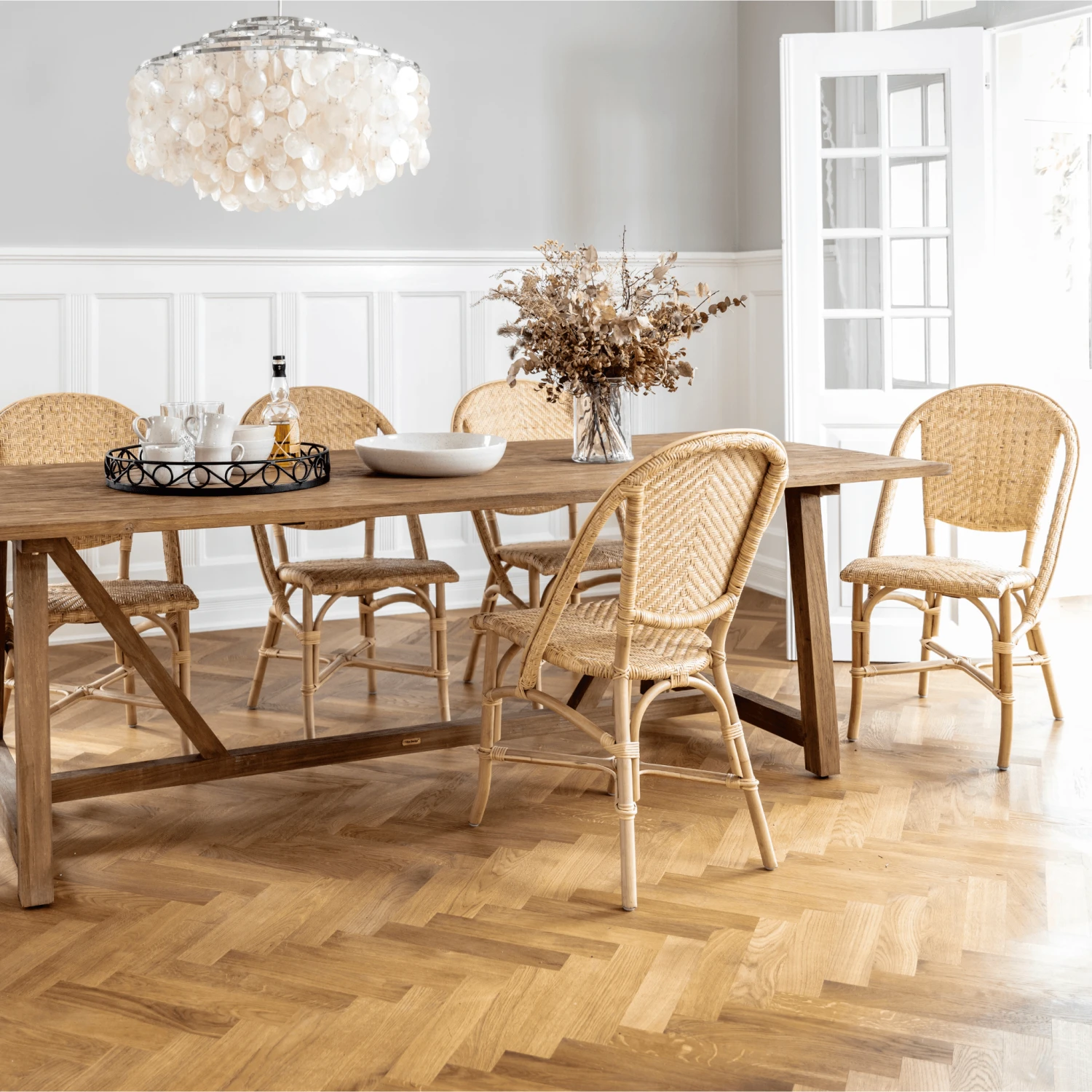 Woven Rattan Bistro Chair - Available In Two Colors 7 Woven Rattan Bistro Chair - Available In Two Colors - Image 7